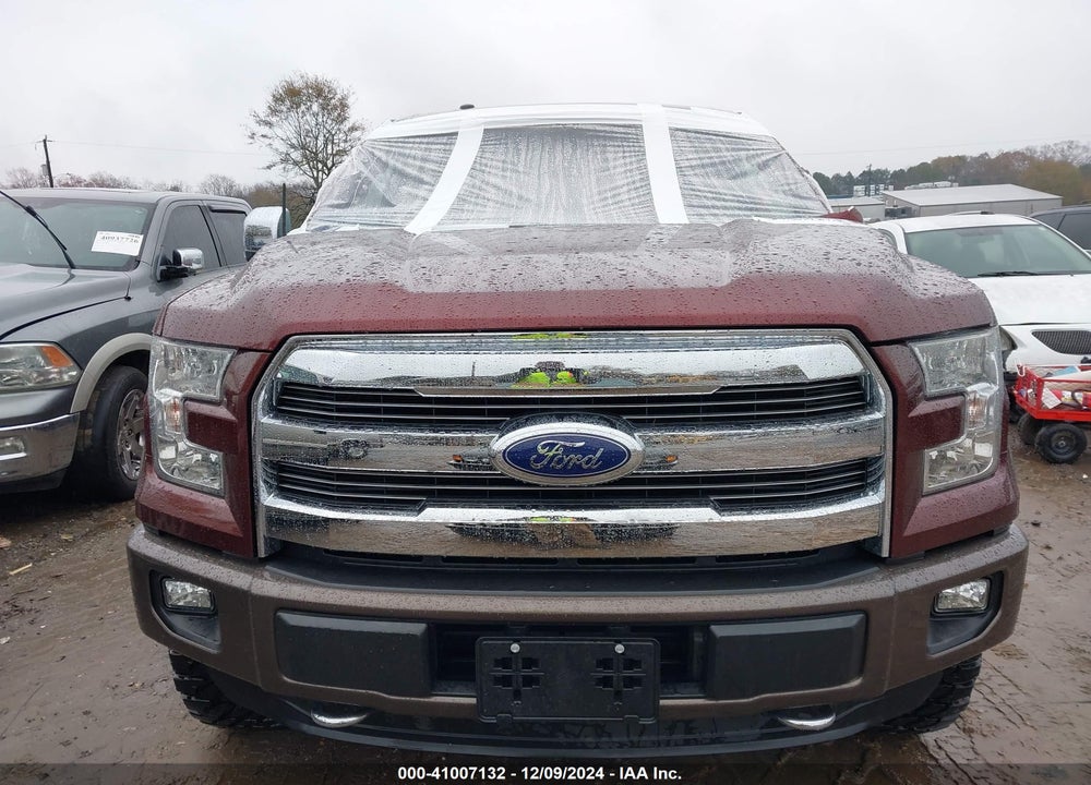 2015 FORD F-150 LARIAT VIN: 1FTEW1EPXFFB56407