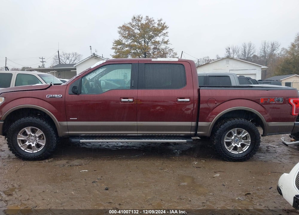 2015 FORD F-150 LARIAT VIN: 1FTEW1EPXFFB56407