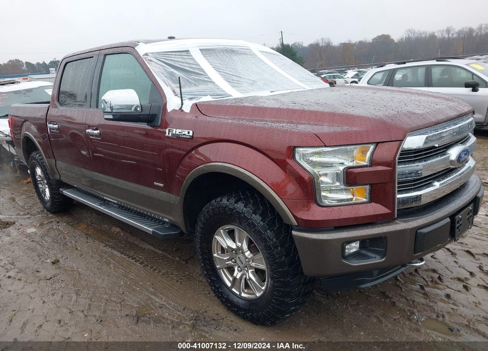 2015 FORD F-150 LARIAT VIN: 1FTEW1EPXFFB56407