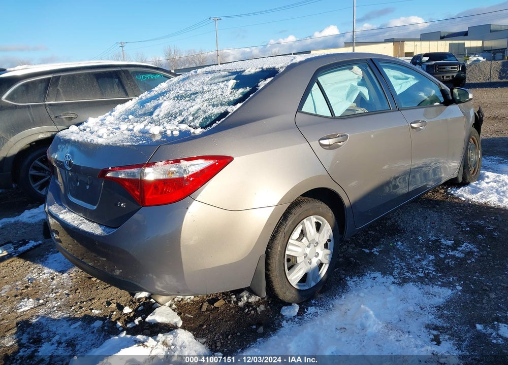 2014 TOYOTA COROLLA LE VIN: 2T1BURHE3EC133544