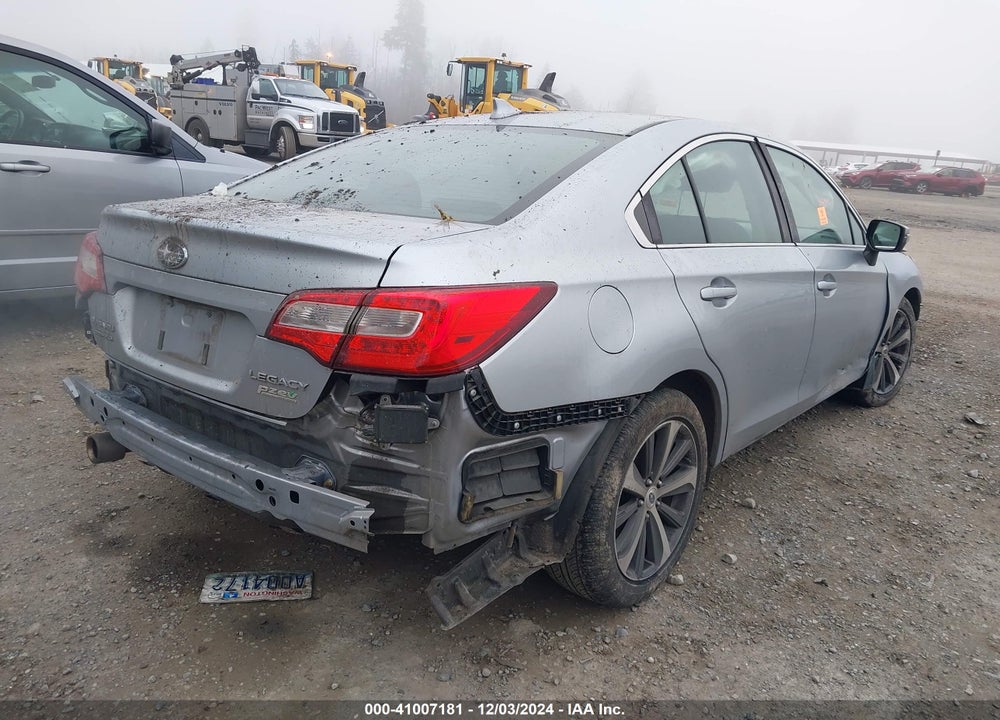 2017 SUBARU LEGACY 2.5I LIMITED VIN: 4S3BNAK69H3061956