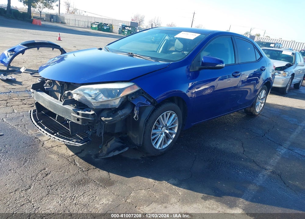 2015 TOYOTA COROLLA S PREMIUM VIN: 5YFBURHE2FP185538