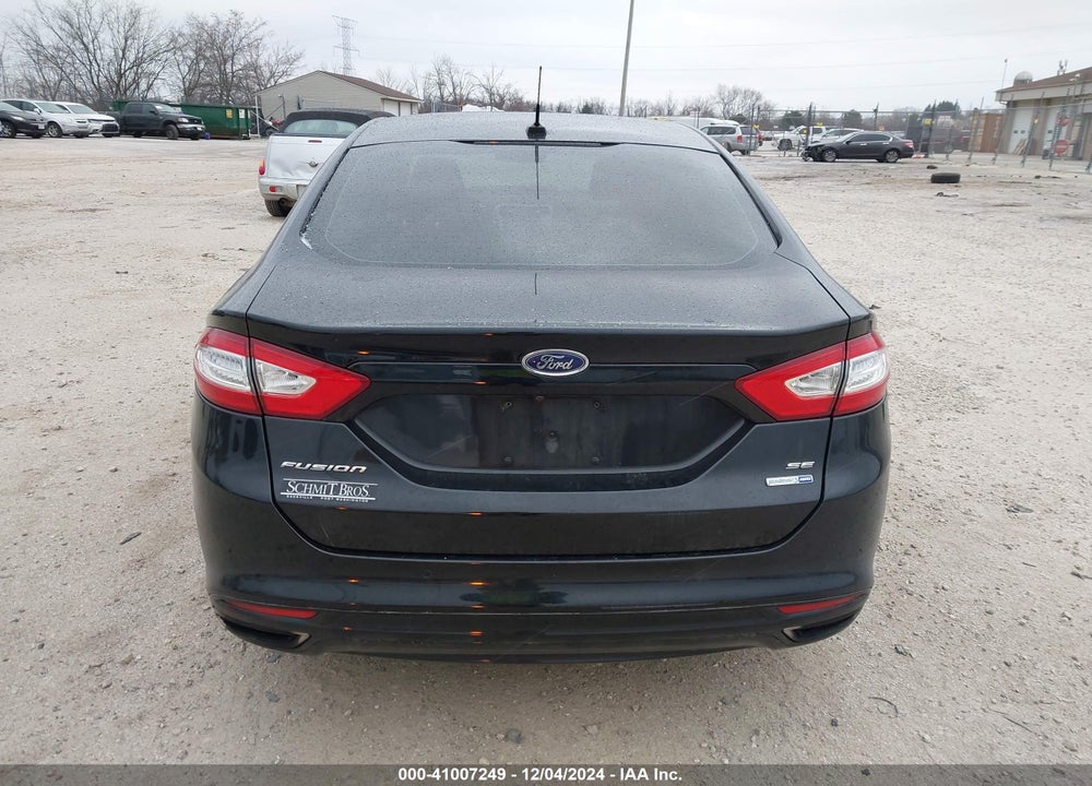 2016 FORD FUSION SE VIN: 3FA6P0T91GR266837