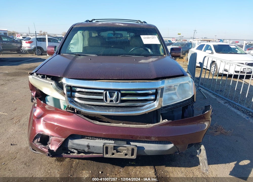 2014 HONDA PILOT EX-L VIN: 5FNYF3H55EB019171