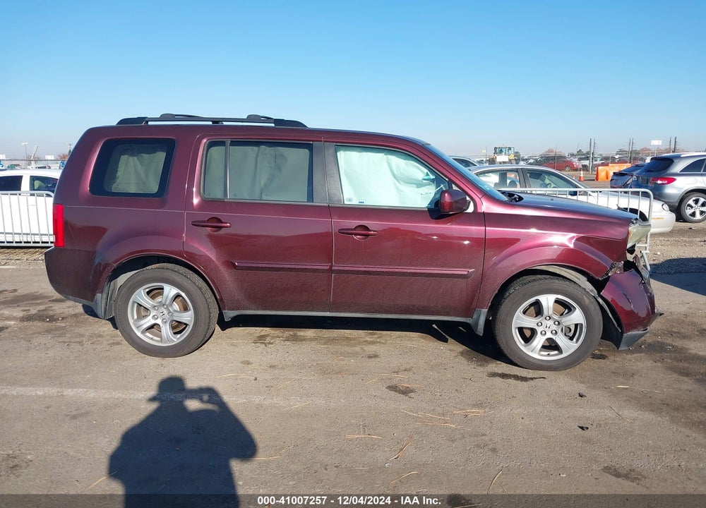 2014 HONDA PILOT EX-L VIN: 5FNYF3H55EB019171