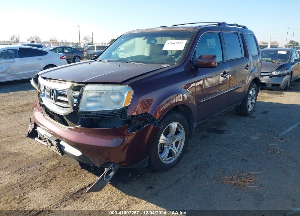 2014 HONDA PILOT EX-L VIN: 5FNYF3H55EB019171