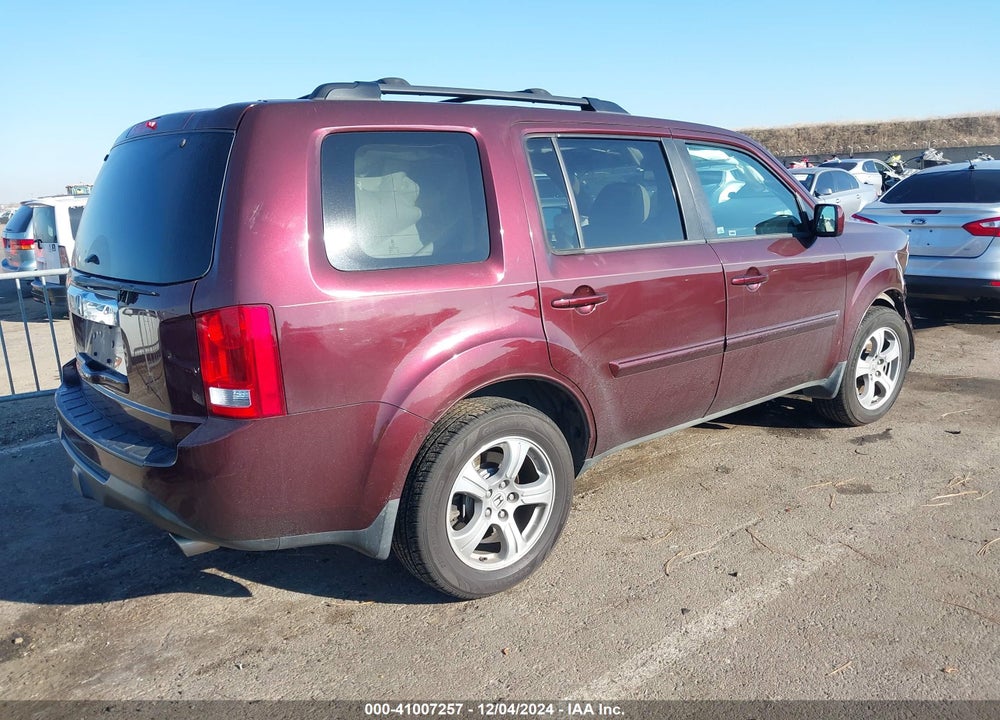 2014 HONDA PILOT EX-L VIN: 5FNYF3H55EB019171