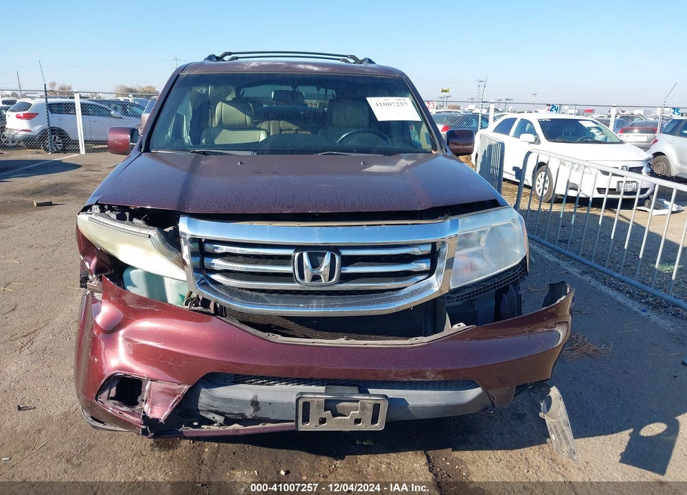 2014 HONDA PILOT EX-L VIN: 5FNYF3H55EB019171