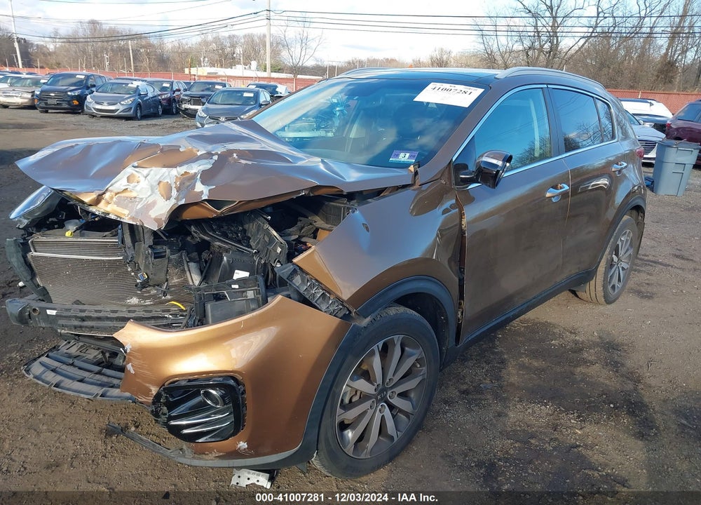 2017 KIA SPORTAGE EX VIN: KNDPNCAC6H7189699