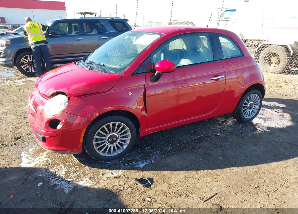 2012 FIAT 500 POP VIN: 3C3CFFAR3CT125291