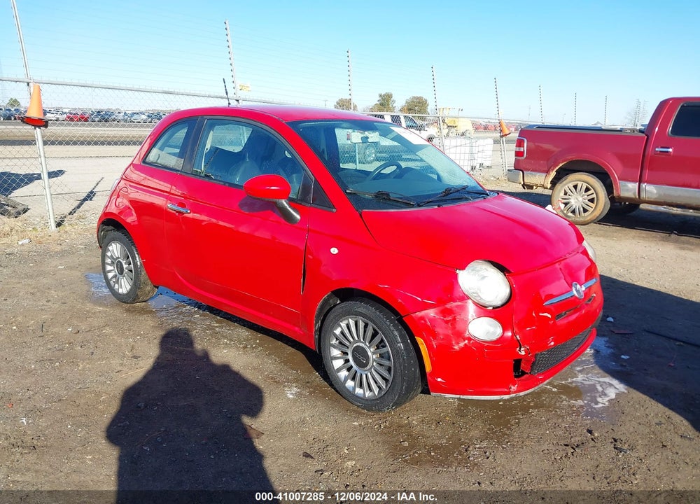 2012 FIAT 500 POP VIN: 3C3CFFAR3CT125291