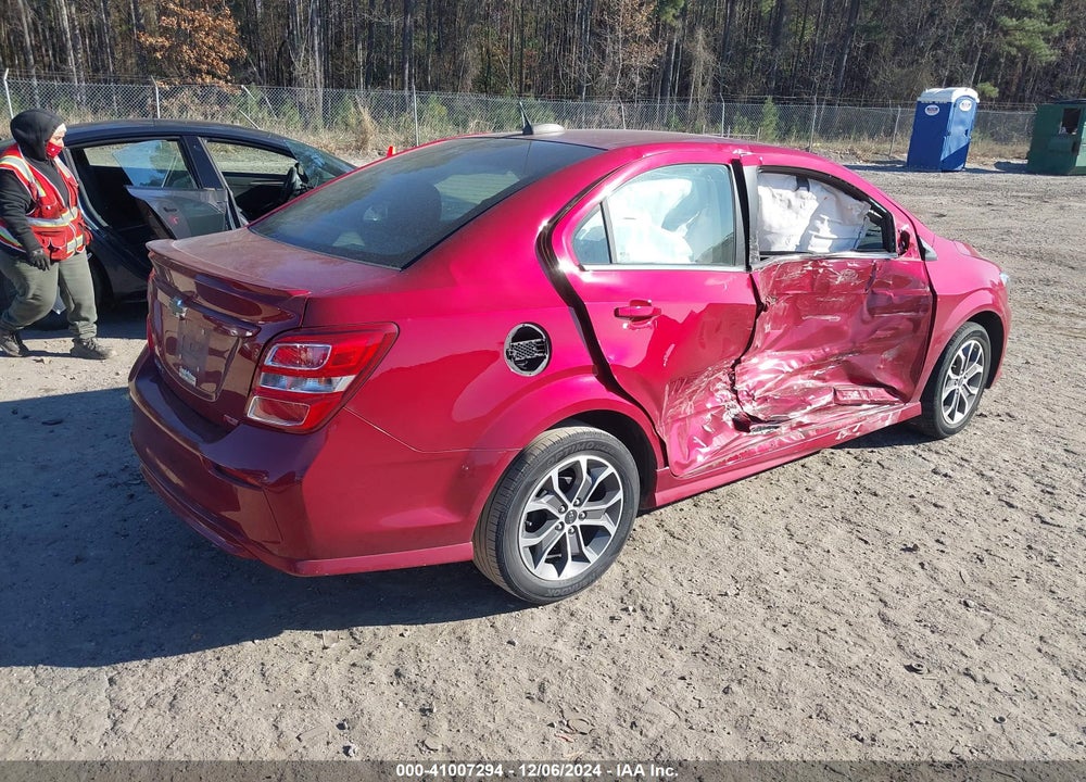 2019 CHEVROLET SONIC VIN: 1G1JD5SB0K4115108