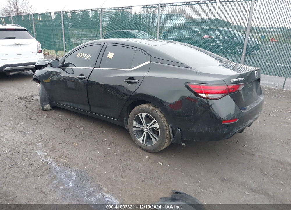 2022 NISSAN SENTRA SV XTRONIC CVT VIN: 3N1AB8CV9NY292445