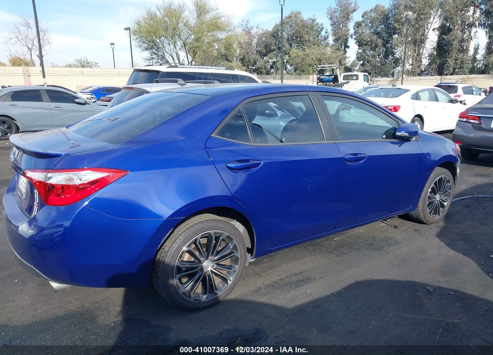 2016 TOYOTA COROLLA S PLUS VIN: 5YFBURHE1GP529684