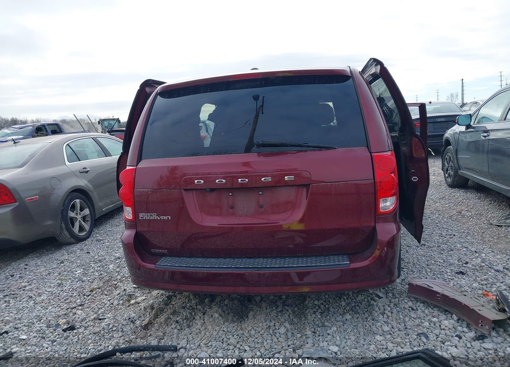 2018 DODGE GRAND CARAVAN SXT VIN: 2C4RDGCG9JR312340