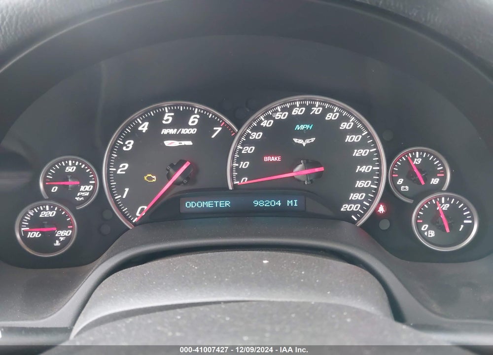 2008 CHEVROLET CORVETTE Z06 HARDTOP VIN: 1G1YY26E985134264