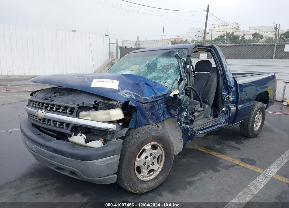 2002 CHEVROLET SILVERADO 1500 LS VIN: 1GCEC14T02Z163950
