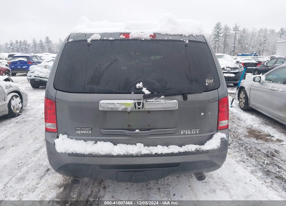 2012 HONDA PILOT EX-L VIN: 5FNYF4H57CB078290