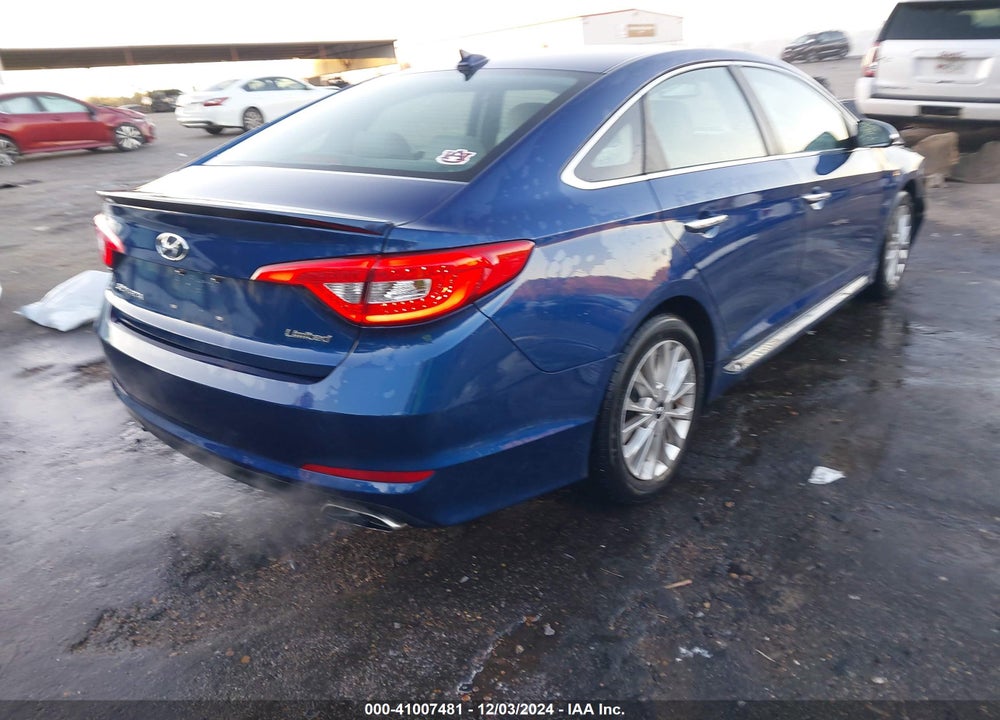 2015 HYUNDAI SONATA LIMITED VIN: 5NPE34AFXFH033865