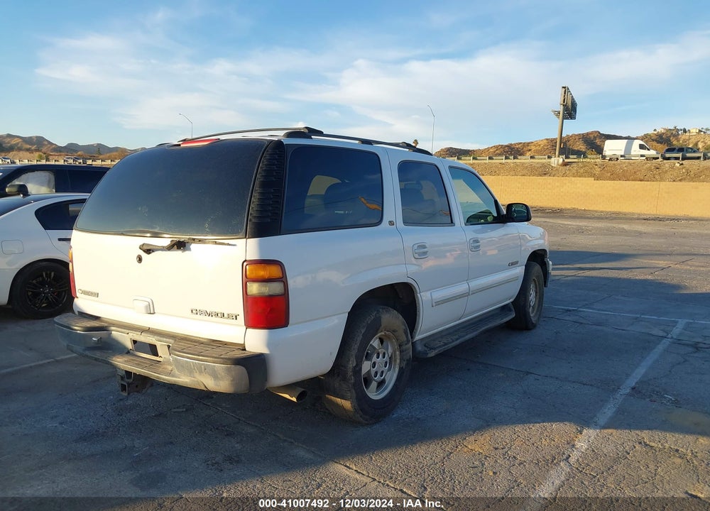 2001 CHEVROLET TAHOE LT VIN: 1GNEC13T41R156359