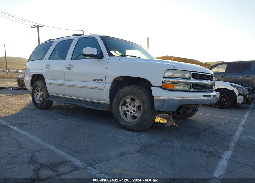 2001 CHEVROLET TAHOE LT VIN: 1GNEC13T41R156359
