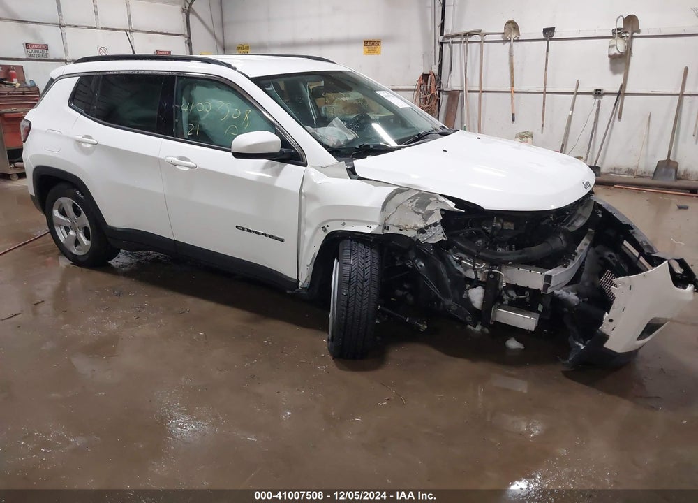 2021 JEEP COMPASS LATITUDE FWD VIN: 3C4NJCBB0MT571080