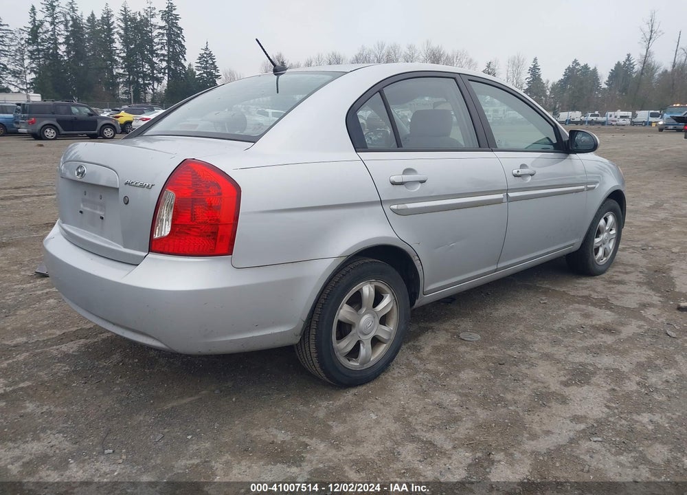 2006 HYUNDAI ACCENT GLS VIN: KMHCN46C76U056554
