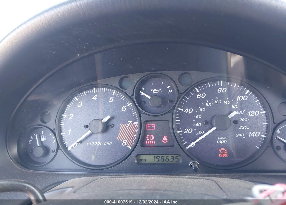 1999 MAZDA MX-5 MIATA LEATHER PKG/POPULAR EQUIPMENT PKG/SPORTS PKG/TOURING PKG VIN: JM1NB3533X0116355