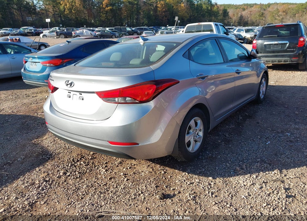 2015 HYUNDAI ELANTRA SE VIN: 5NPDH4AE1FH611470