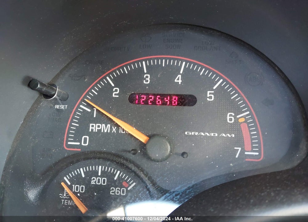 2003 PONTIAC GRAND AM GT VIN: 1G2NW12E83C262553