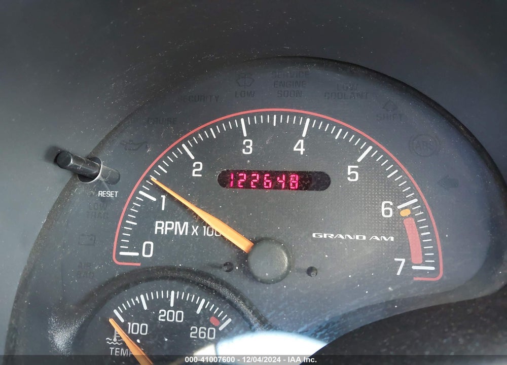 2003 PONTIAC GRAND AM GT VIN: 1G2NW12E83C262553