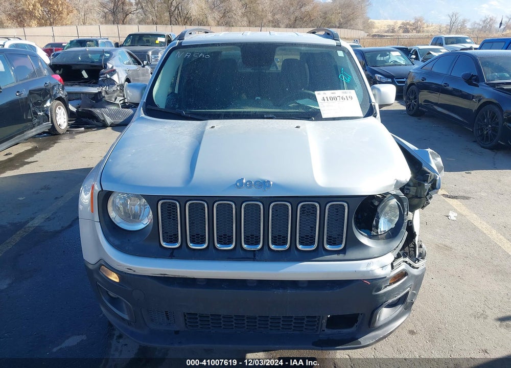 2017 JEEP RENEGADE LATITUDE 4X4 VIN: ZACCJBBB8HPG44470