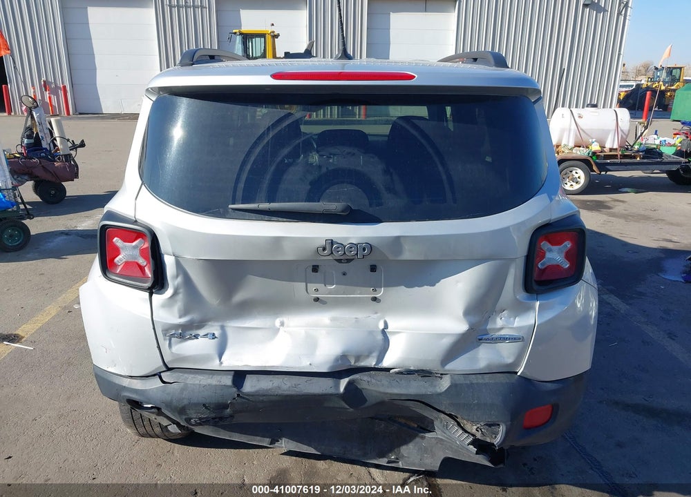 2017 JEEP RENEGADE LATITUDE 4X4 VIN: ZACCJBBB8HPG44470