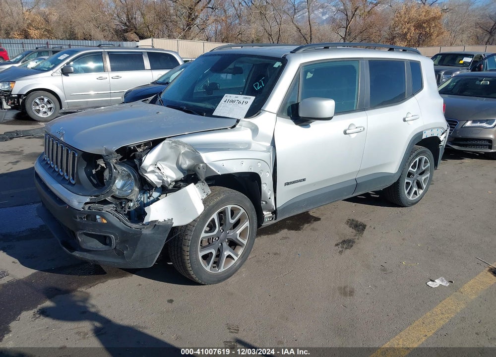 2017 JEEP RENEGADE LATITUDE 4X4 VIN: ZACCJBBB8HPG44470