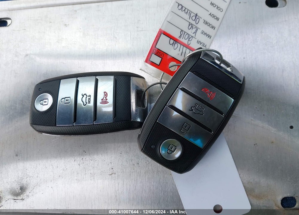 2018 KIA OPTIMA EX VIN: 5XXGU4L37JG196535