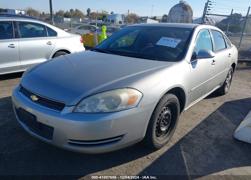 2008 CHEVROLET IMPALA LS VIN: 2G1WB58K089167234