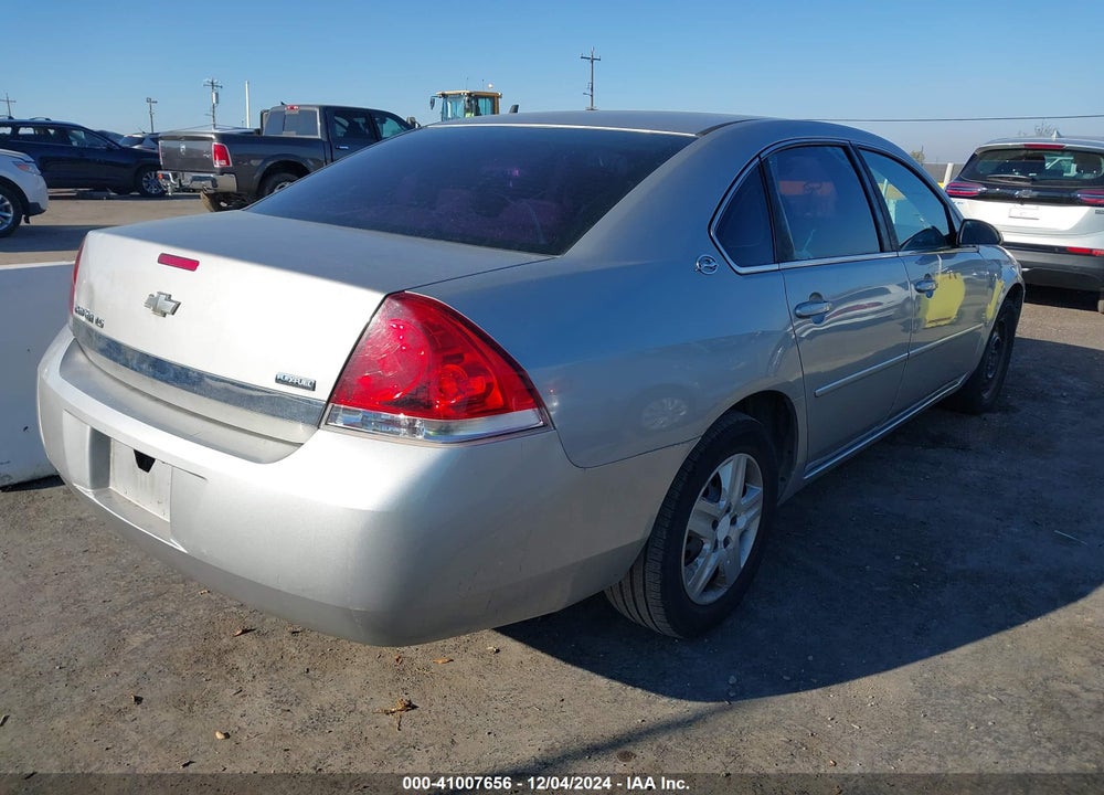 2008 CHEVROLET IMPALA LS VIN: 2G1WB58K089167234