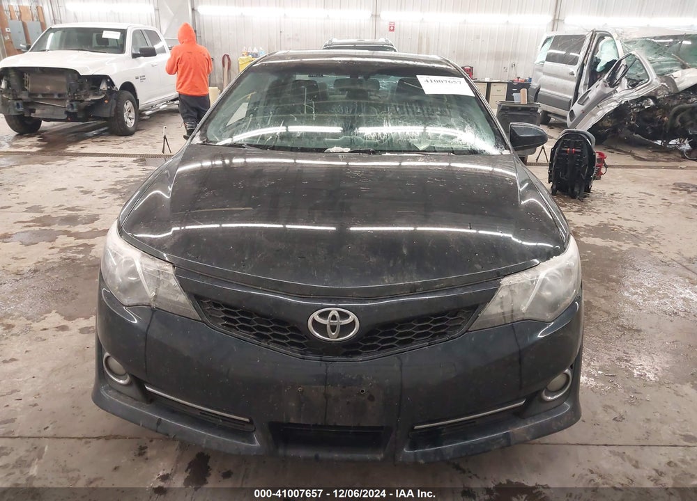 2012 TOYOTA CAMRY SE VIN: 4T1BF1FK4CU052598