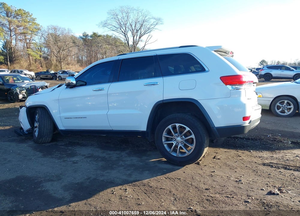 2016 JEEP GRAND CHEROKEE LIMITED VIN: 1C4RJFBG5GC472205