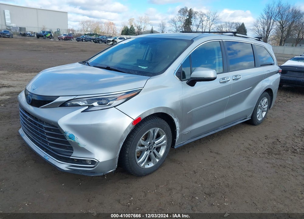 2021 TOYOTA SIENNA PLATINUM VIN: 5TDESKFC3MS035051
