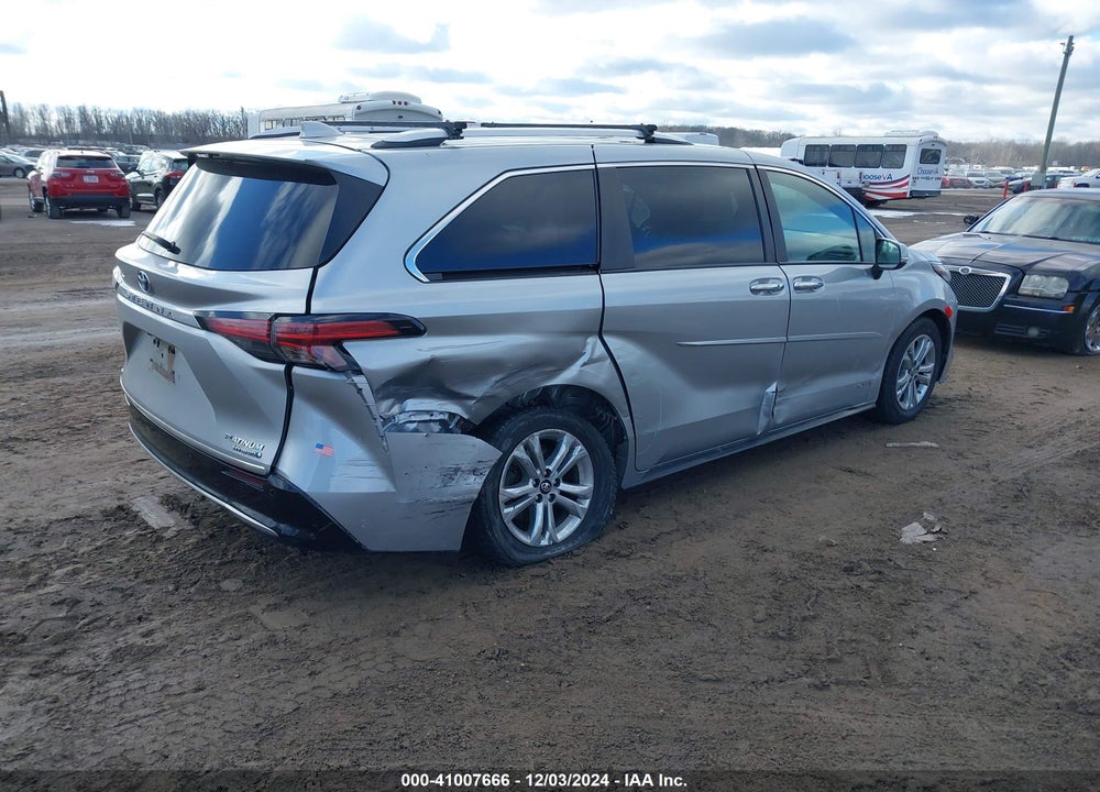 2021 TOYOTA SIENNA PLATINUM VIN: 5TDESKFC3MS035051