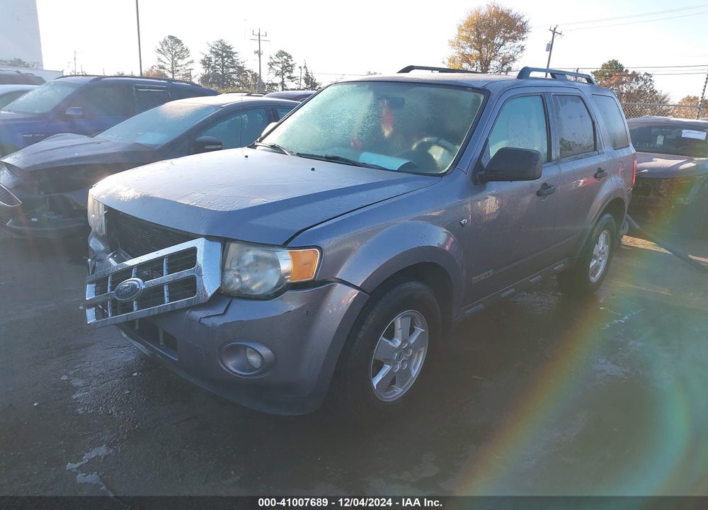 2008 FORD ESCAPE XLT VIN: 1FMCU03108KA83382