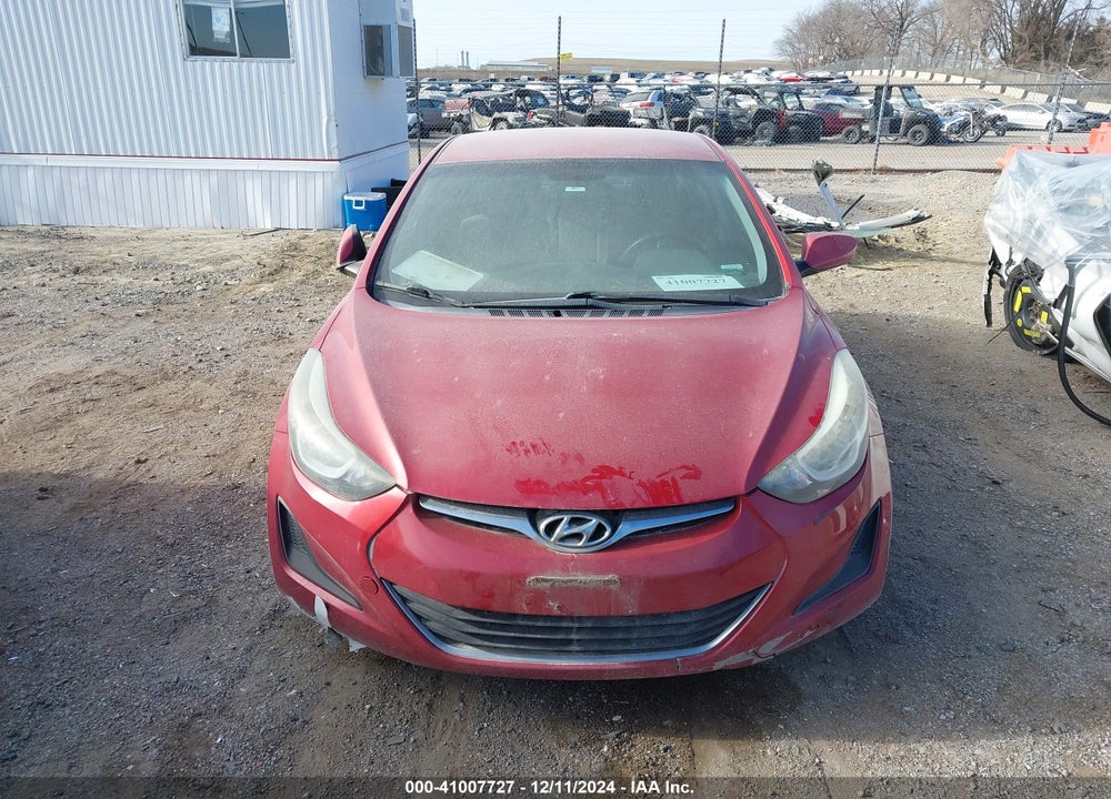 2016 HYUNDAI ELANTRA VIN: KMHDH4AEXGU546170