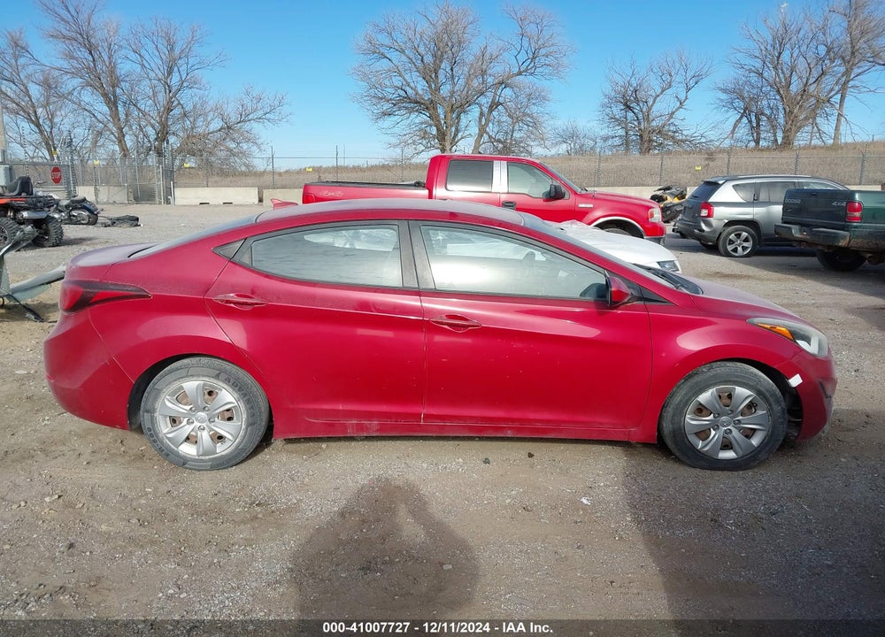 2016 HYUNDAI ELANTRA VIN: KMHDH4AEXGU546170