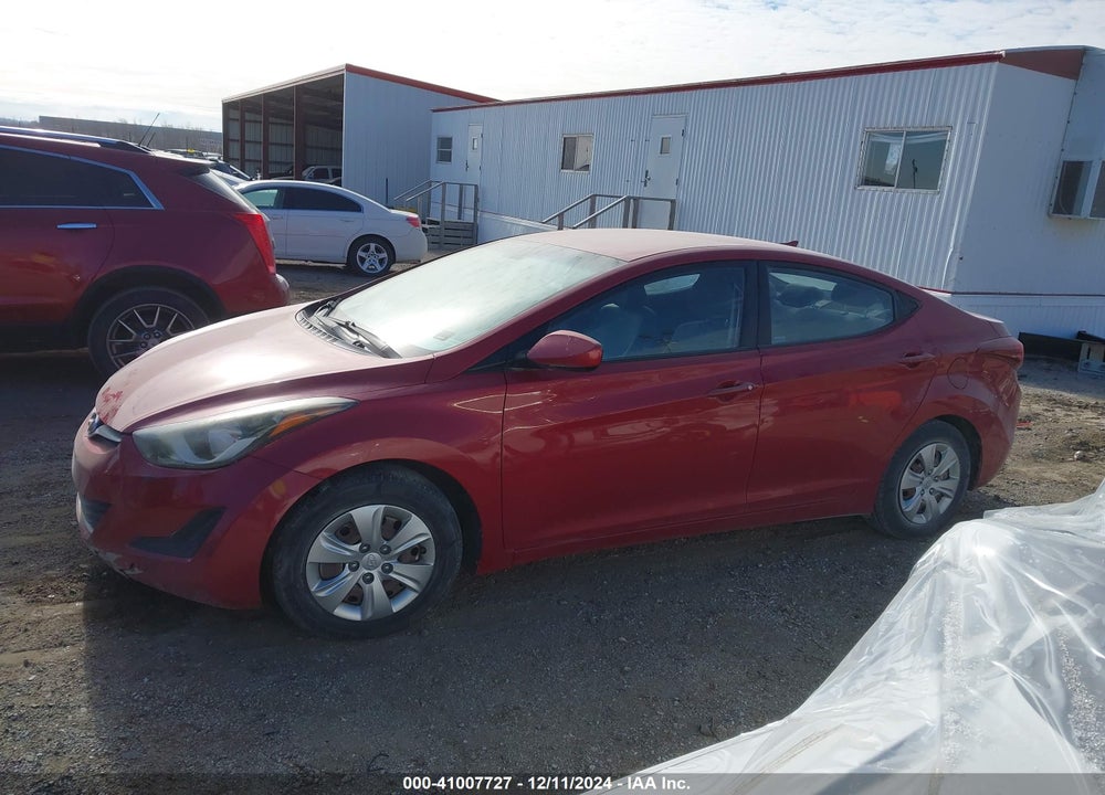 2016 HYUNDAI ELANTRA VIN: KMHDH4AEXGU546170