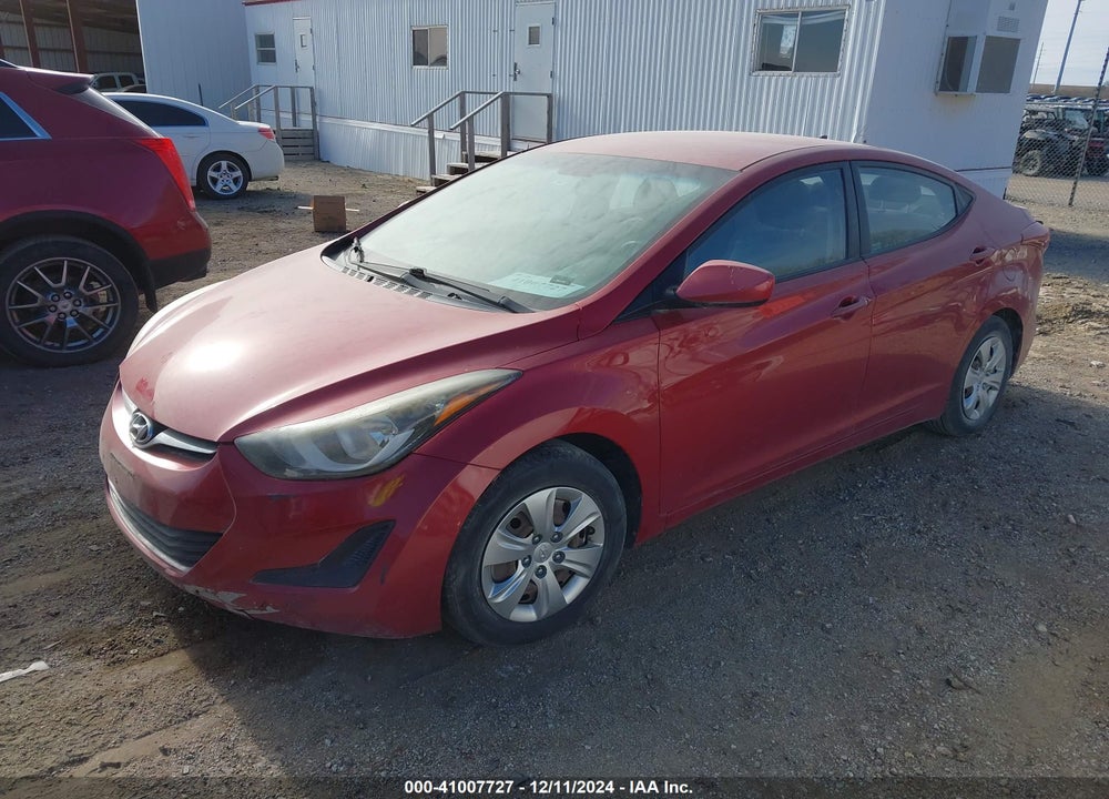 2016 HYUNDAI ELANTRA VIN: KMHDH4AEXGU546170