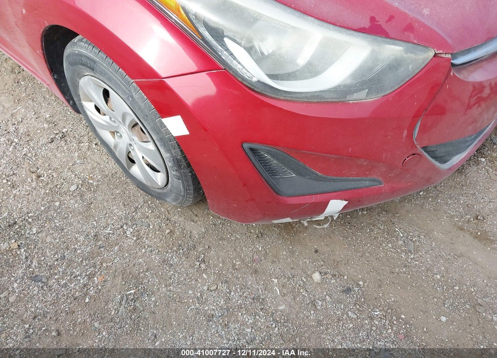 2016 HYUNDAI ELANTRA VIN: KMHDH4AEXGU546170