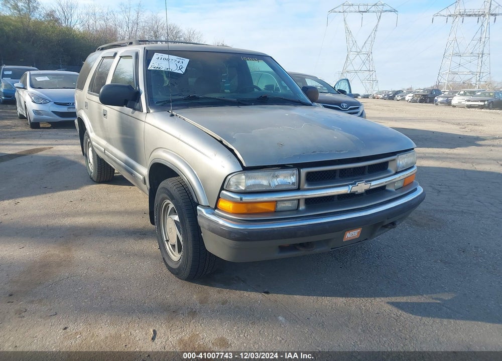 2000 CHEVROLET BLAZER LT VIN: 1GNDT13W6Y2104143