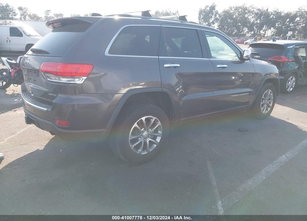 2014 JEEP GRAND CHEROKEE LIMITED VIN: 1C4RJFBG4EC506552