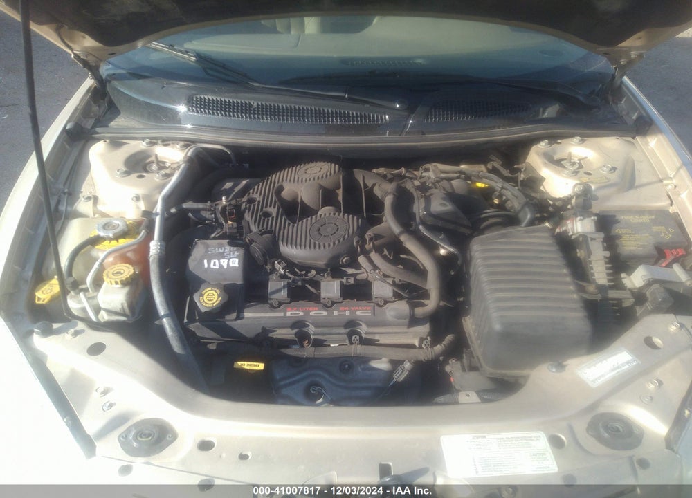 2001 CHRYSLER SEBRING LXI VIN: 1C3EL55U21N653251